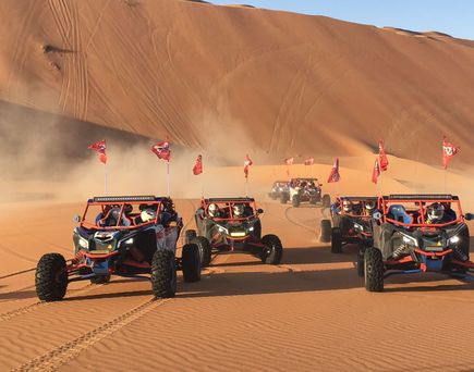 Wüste in Abu Dhabi