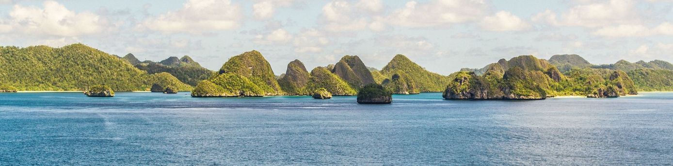 Meer vor Südsee Insel Palau
