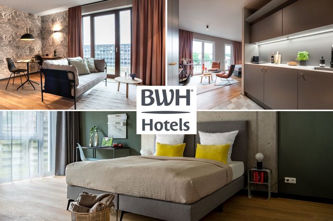 Collage aus Bildern der BWH Hotels