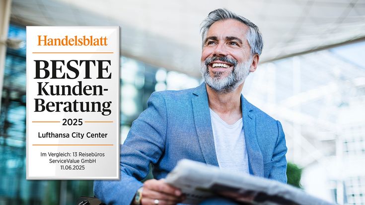 Siegel Beste Kundenberatung 2025 Mann
