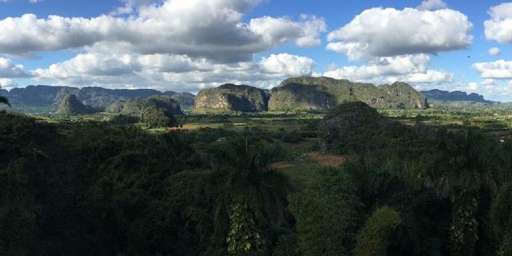 Blick auf das Vinales Tal