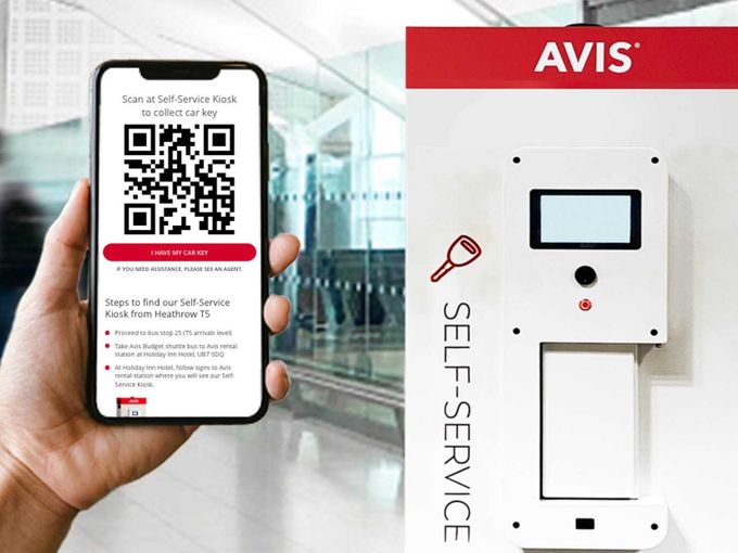 Avis Self-Service Kiosk