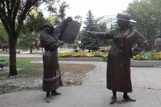 Calgary Famous Five Statues
