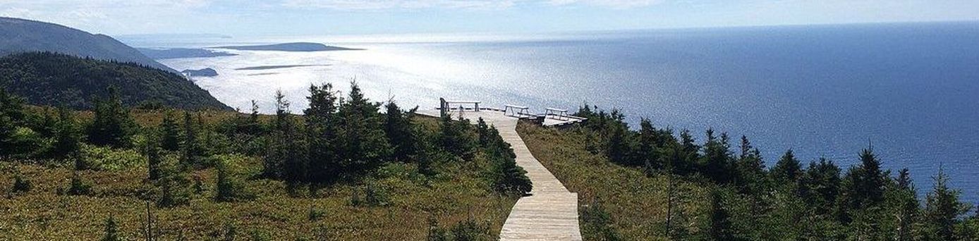 Skylinetrail in Nova Scotia Kanadische Provinz