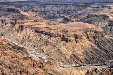 Karges Gebirge Fishriver Canyon in Namibia