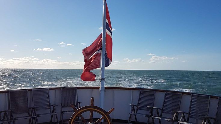 Blick vom Bug - Nordstjernen