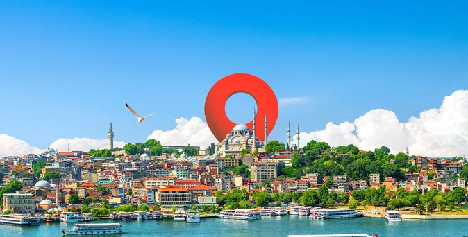 Panoramablick auf Istanbul