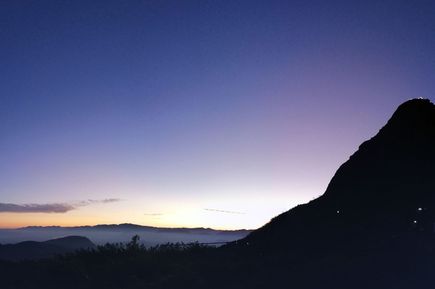 Gipfel des Berg Adam's Peak