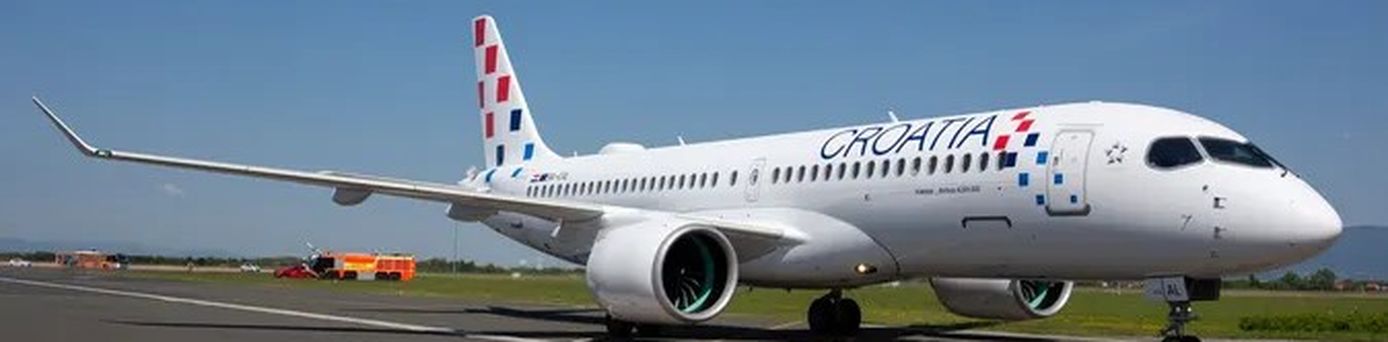 Croatia Airlines Flugzeug, Sommerflugplan 2026 mit neuer Direktverbindung Stuttgart–Dubrovnik
