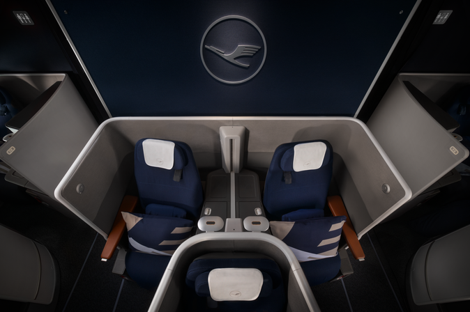 Lufthansa Allegris Business Class Double Seat im Dreamliner