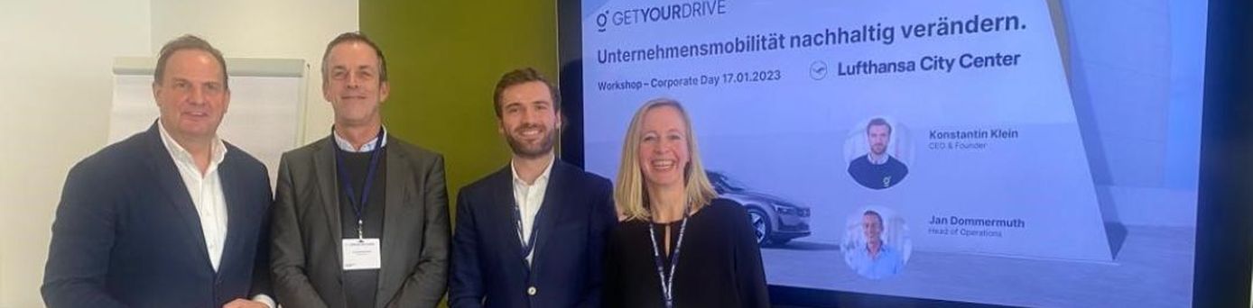 Getyourdrive ist neuer Partner von Lufthansa City Center