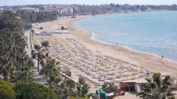 Strandblick vom Hotel Melas Resort