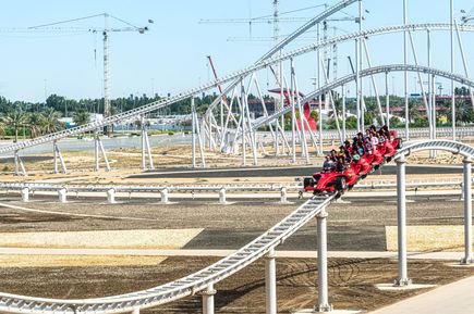 Achterbahn in Yas Island, Abu Dhabi