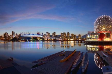 Skyline von Boston im Indian Summer