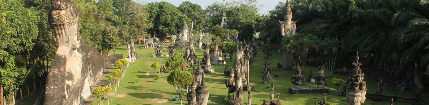 Park mit Statuen