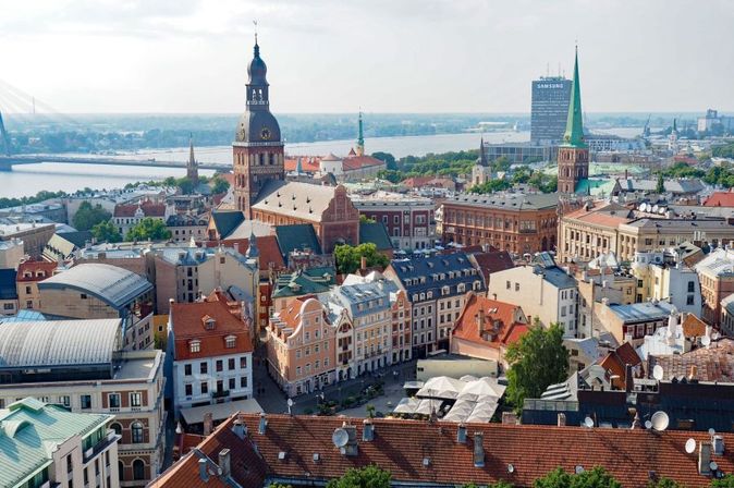 Riga Altstadt Kathedrale mit Aussichtsplattform