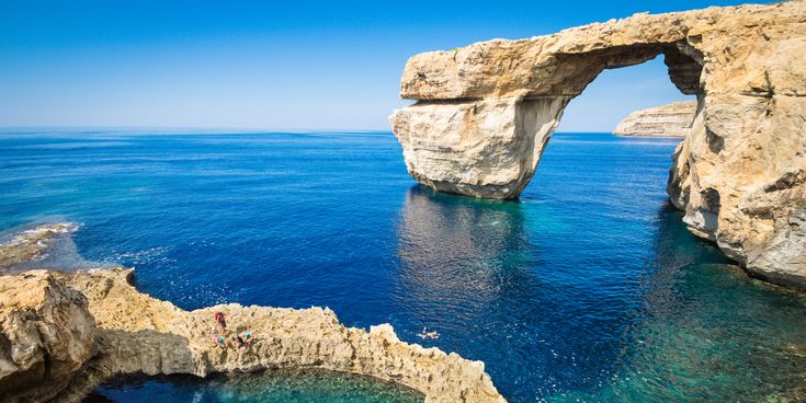 Das Azurblau-Fenster auf der Insel Gozo 
