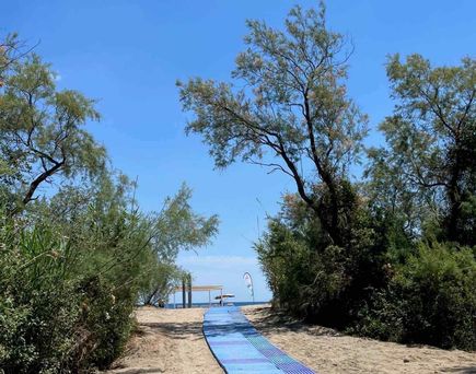 Strandzugang am Aldiana Club Calabria