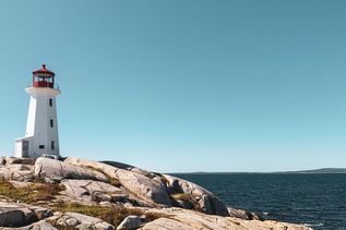 Leuchtturm Peggy`s Cove in Kanada Nova Scotia