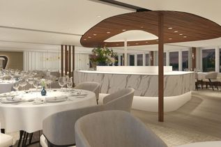 Restaurant vom Schiff AMADEUS Cara der Reederei Lüftner Cruises