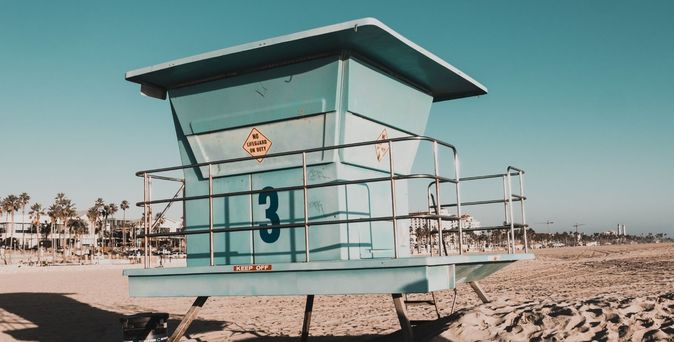 Am Venice Beach in Los Angeles