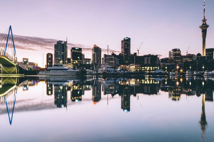 Blick auf Auckland, die größte Stadt Neuseelands