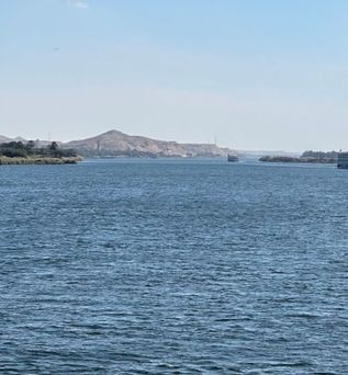 Der majestätische Nil in Ägypten