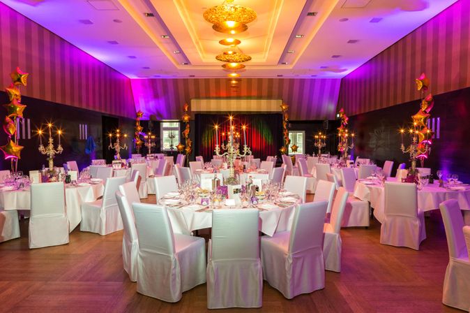 Saal Gala Dinner Silvester in einem ATLANTIC Hotel