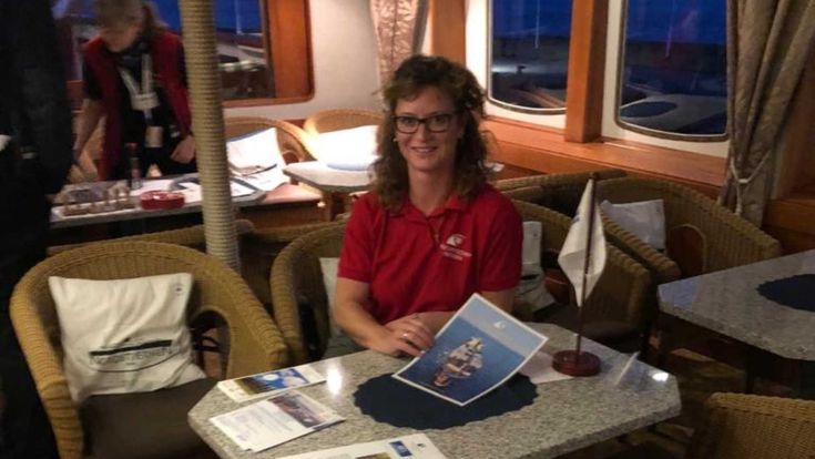 Finnja Linnebjerg an Bord - Nordstjernen