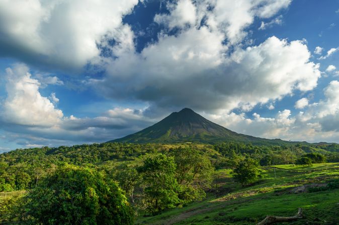Vulkan auf Costa Rica