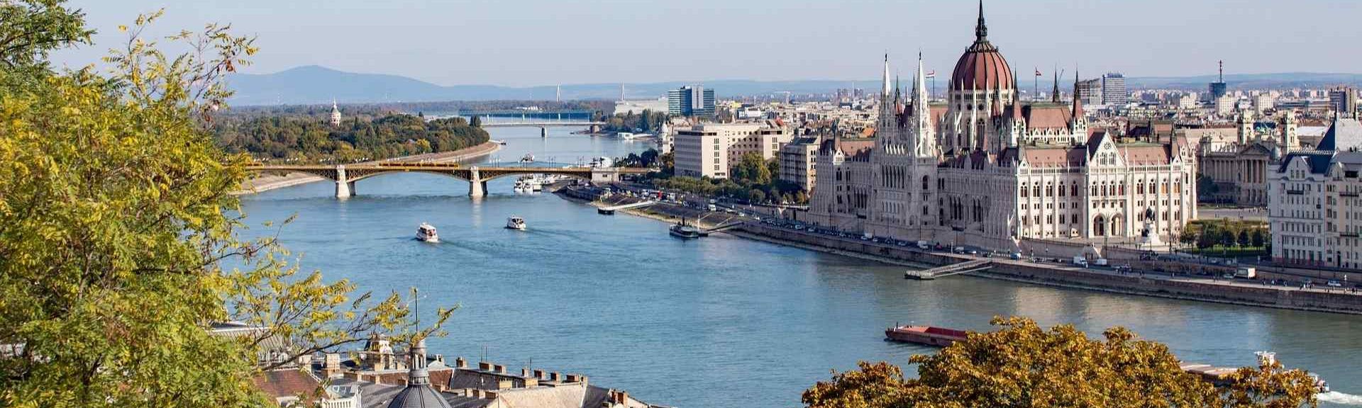 Blick auf Budapest und die Donau