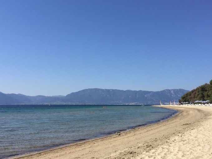 Strand des Club Med in Griechenland