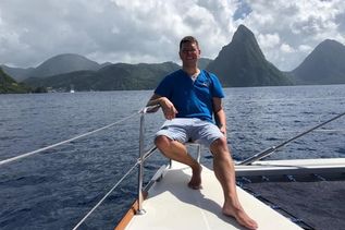 Auf dem Meer: Oliver Ihlenfeld vom Lufthansa City Center Business Travel Pforzheimer Reisebüro