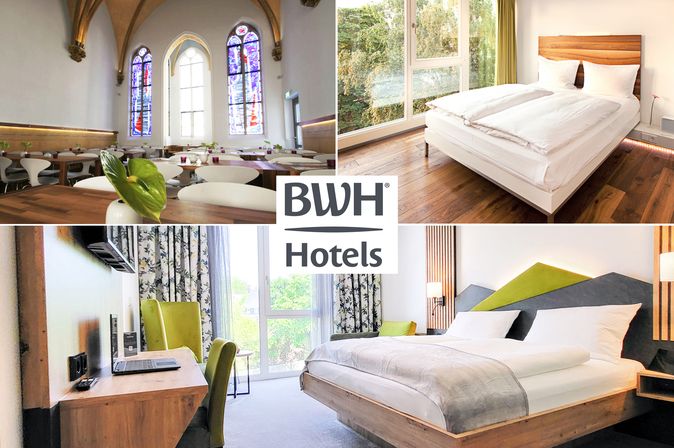 Collage aus Bildern der BWH Hotels