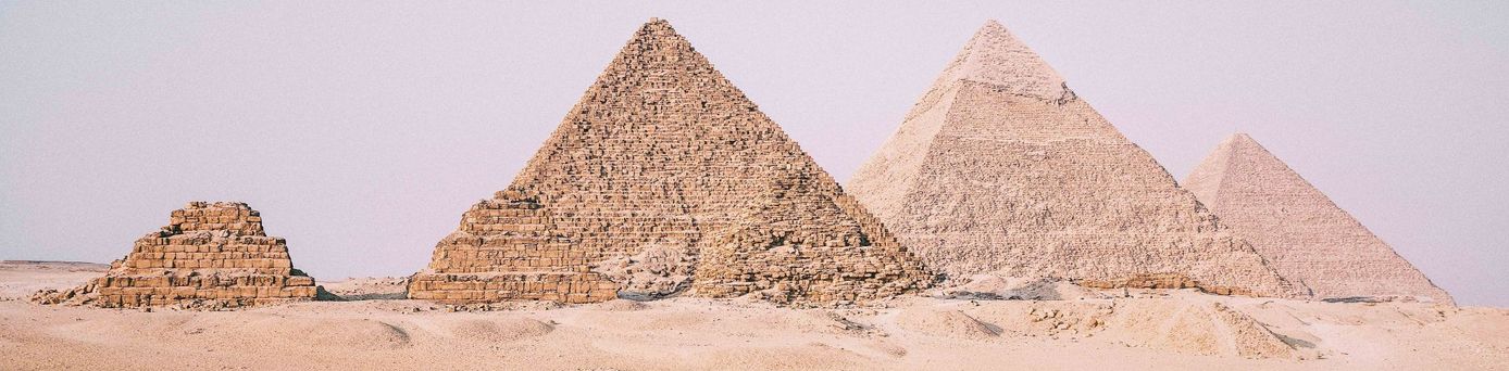 Pyramiden von Gizeh in Ägypten