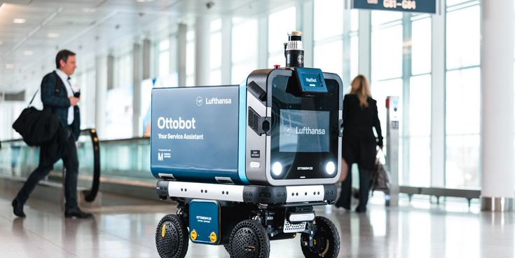 Roboter am Flughafen München © Lufthansa Innovation Hub / Terminal 2 MUC