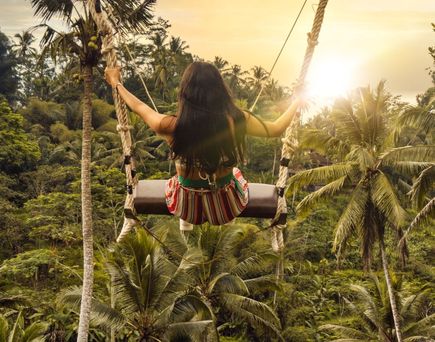 Reisterrassen auf Bali (Indonesien)