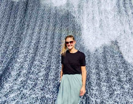 Lena am Water Feature Expo 2020 in Dubai