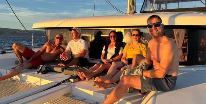 Workation auf dem Katamaran Teamspirit © Sylvie Konzack