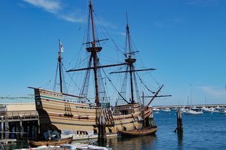 Segelschiff in Plymouth, USA