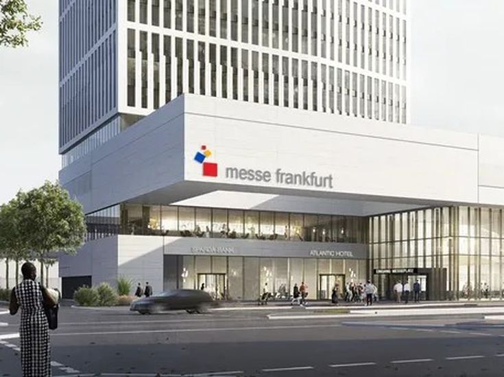 Neues ATLANTIC Hotel an der Messe Frankfurt, Außenansicht