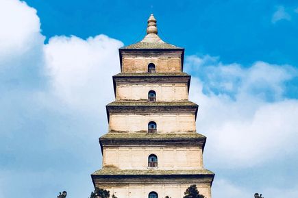 Die 64 m hohe Wildganspagode ist Xian`s Wahrzeichen