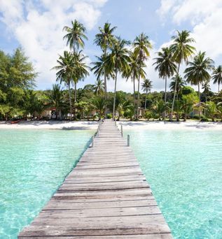 Steg Inseln Seychellen