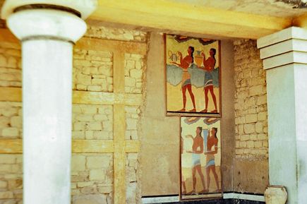Historisches Gebäude Palast von Knossos
