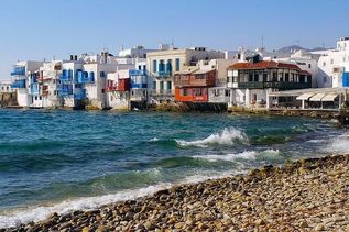 Strand der Insel Mykonos - Little Venice
