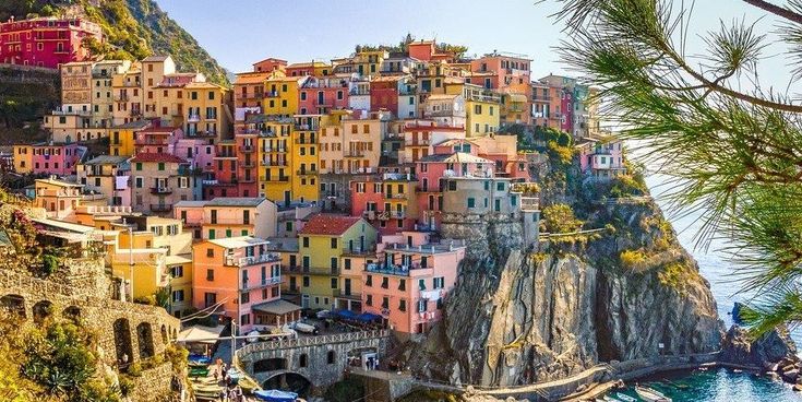 Fels, Berg und Meer in Cinque Terre