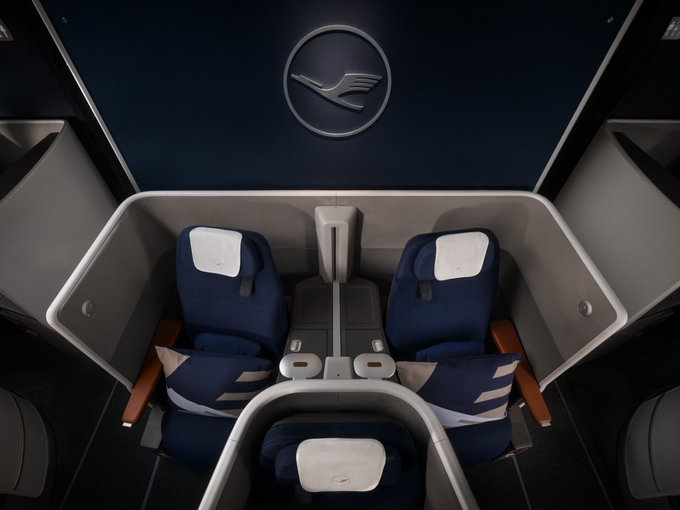Lufthansa Allegris Business Class Double Seat im Dreamliner