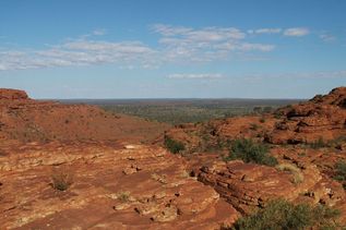 Felsen im Roten Zentrum von Australien