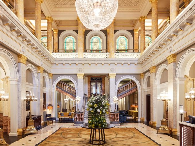 Reception hall of the Clermont Victoria London