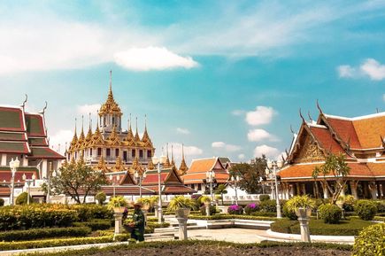 Tempel in Thailands Hauptstadt Bangkok